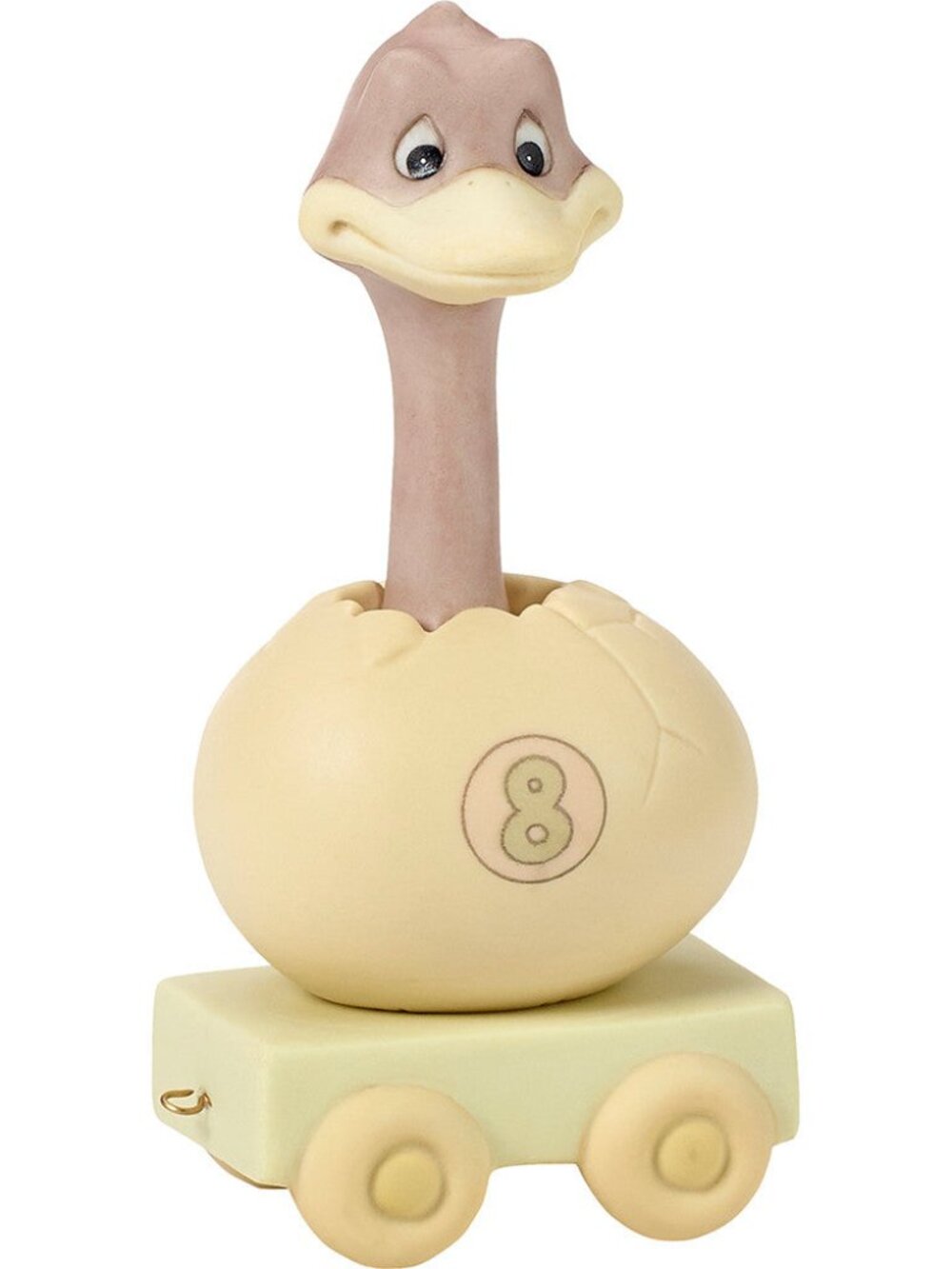 Rare vintage Precious moments birthday circus train. Ostrich